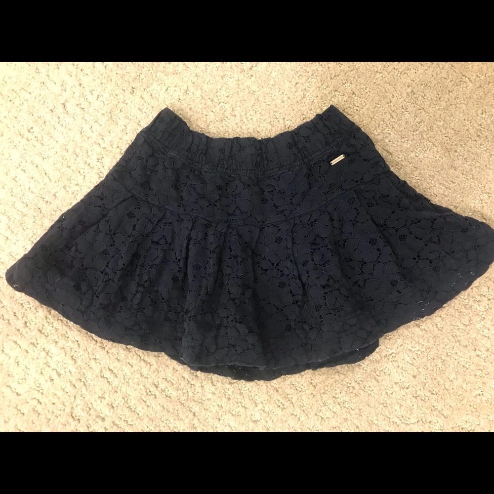 Abercrombie Kids Navy Mini Skirt Youth XL 14/16